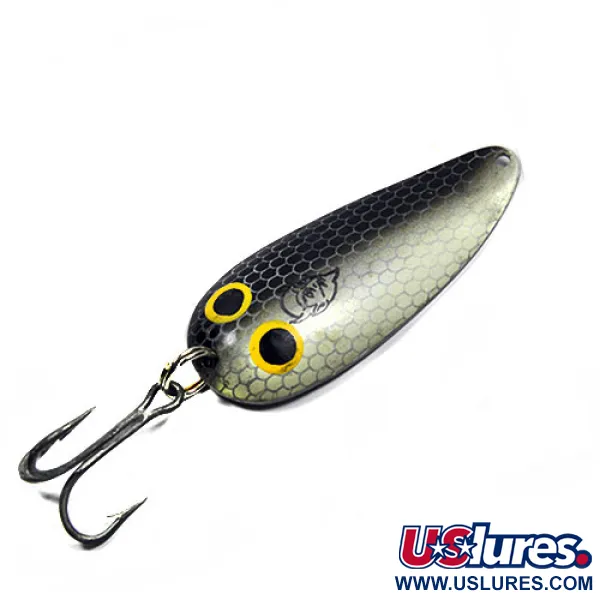 Vintage  Eppinger Dardevle Dardevlet, 3/4oz Black Natural fishing spoon #0338