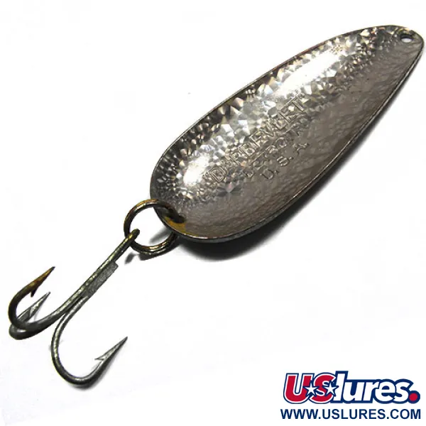 Vintage  Eppinger Dardevle Dardevlet, 3/4oz Crystal (Silver Scale)  fishing spoon #0342