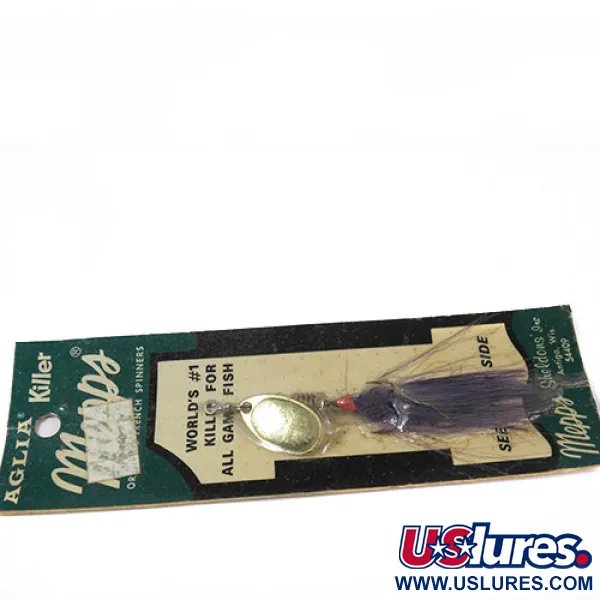   Mepps Aglia 1, 1/8oz Brass spinning lure #0362