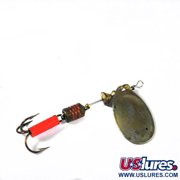 Vintage   Mepps Aglia 2, 3/16oz Brass spinning lure #0365