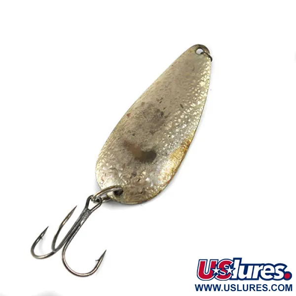 Vintage  Eppinger Dardevle Dardevlet , 3/4oz Crystal (Silver Scale)  fishing spoon #0379