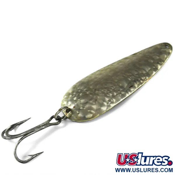 Vintage  Eppinger Dardevle , 1oz Crystal (Scale Silver)  fishing spoon #0382