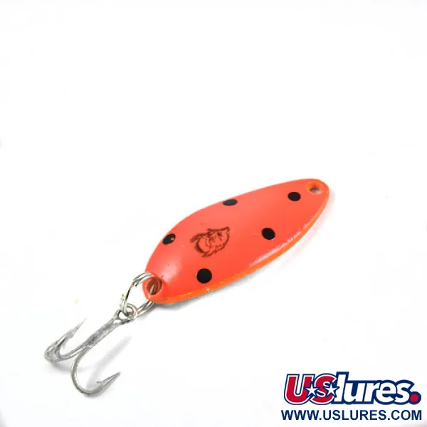 Vintage  Eppinger Dardevle Devle Dog 5200, 1/4oz Orange / Black fishing spoon #0404