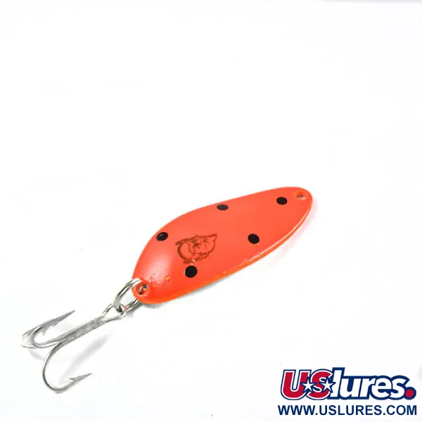Vintage  Eppinger Dardevle Devle Dog 5300, 1/3oz Orange / Black fishing spoon #0409