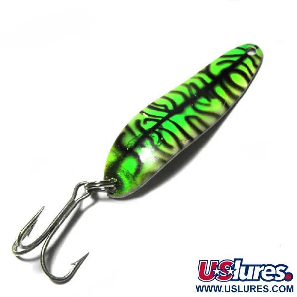 Vintage  Eppinger Dardevle Cop-E-Cat 7300, 1/3oz Green fishing spoon #0411