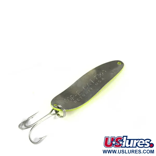 Vintage  Eppinger Dardevle Cop-E-Cat 7300, 1/3oz Yellow / Red fishing spoon #0425