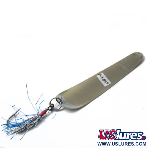 Vintage   Kausch 14, 1/8oz Nickel / Blue fishing spoon #0441