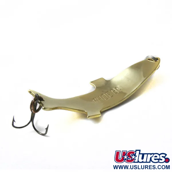 Vintage   Acme Phoebe 0456, 1/2oz Gold fishing spoon #0456
