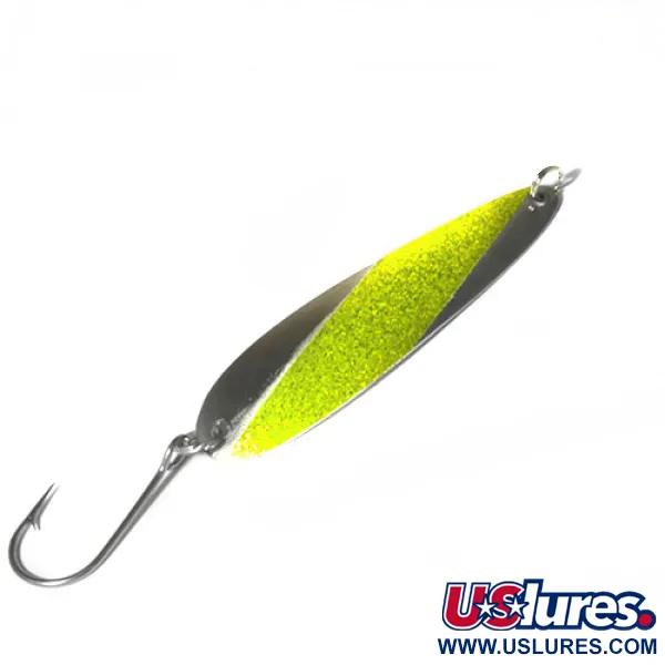 Vintage   Slammer, 2/5oz Nickel / Golden fishing spoon #0480