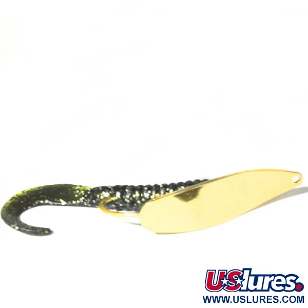 Vintage   Mepps Timber Doodle 0, 1/4oz Gold fishing spoon #0490