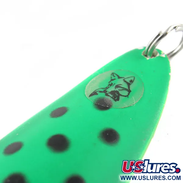 Vintage   Blue Fox Tor-P-Do 3, 1oz Green / Black / Nickel fishing spoon #0495