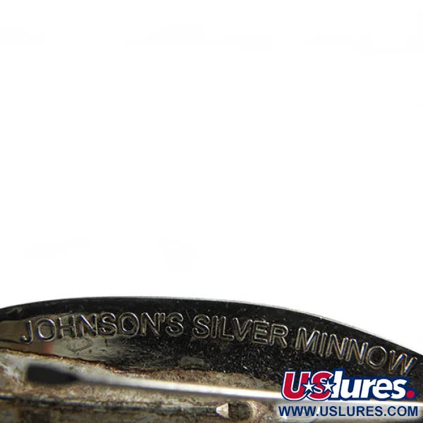 Vintage   Johnson Silver Minnow, 1/4oz Silver fishing spoon #0496