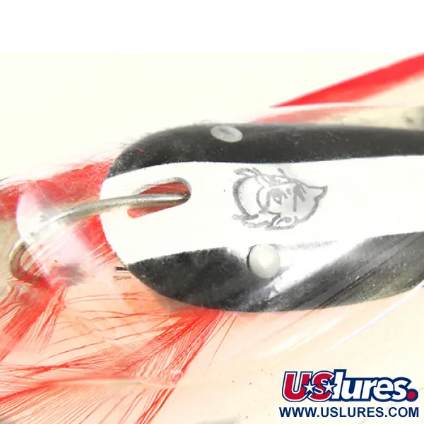  Eppinger Weedless Dardevle Dardevlet, 3/4oz Black / White fishing spoon #0512