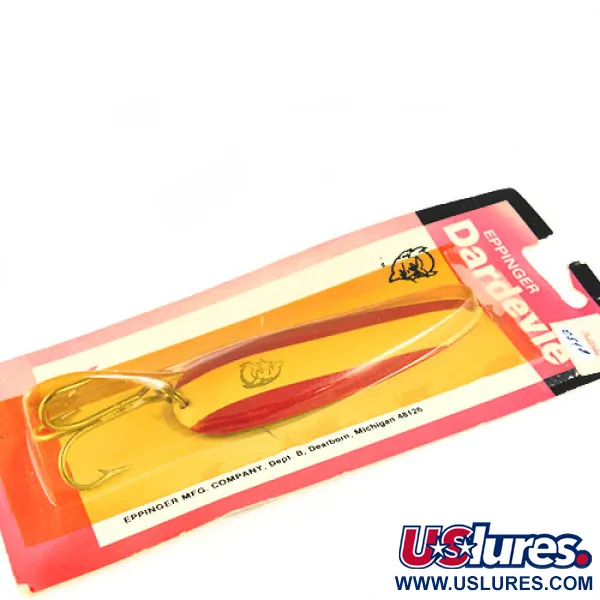  Eppinger Dardevle, 1oz Red / White fishing spoon #0518