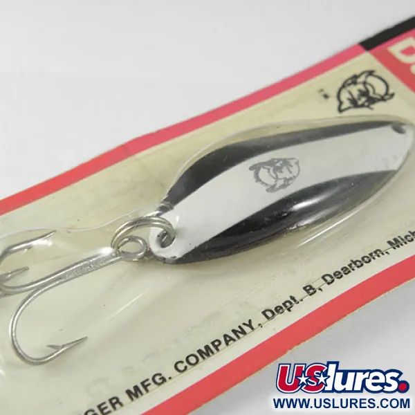  Eppinger Dardevle Devle Dog, 1/2oz Black / White fishing spoon #0520