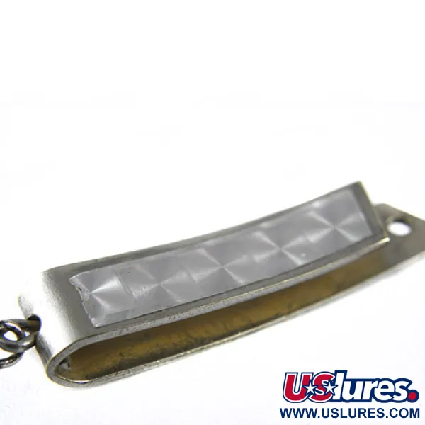 Vintage  South Bend Super-Duper 506, 1/4oz Nickel / Hologram fishing spoon #0538