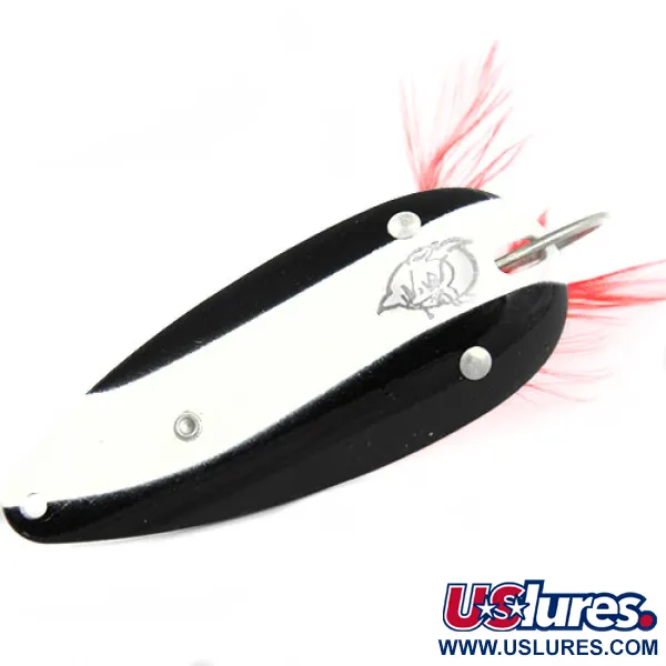  Eppinger  Weedless Dardevle Dardevlet, 3/4oz Black / White fishing spoon #0542