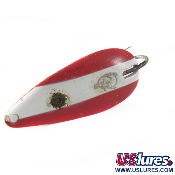 Vintage  Eppinger Weedless Dardevle Spinnie, 1/3oz Red / White fishing spoon #0550