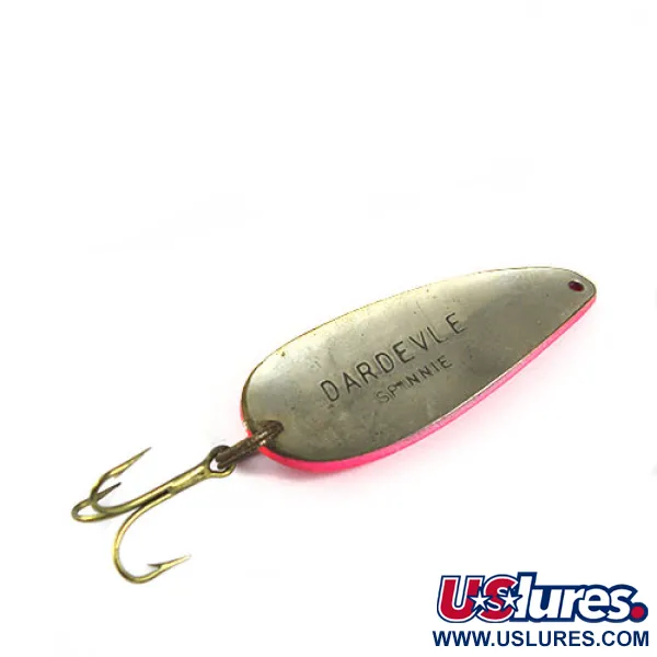 Vintage  Eppinger Dardevle Spinnie, 1/3oz Bright Red fishing spoon #0551