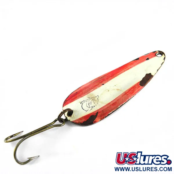 Vintage  Eppinger Dardevle Imp, 2/5oz Red / White fishing spoon #0564