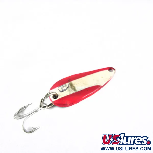 Vintage  Eppinger Dardevle Lildevle, 1/8oz Red / White fishing spoon #0573