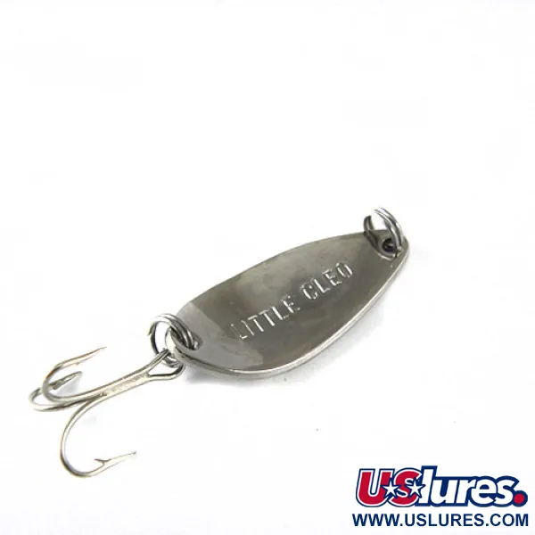 Vintage  Seneca Little Cleo, 3/16oz Nickel / Blue fishing spoon #0588