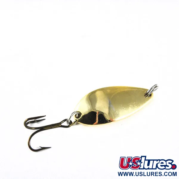 Vintage  Seneca Little Cleo 0590, 3/16oz Gold fishing spoon #0590