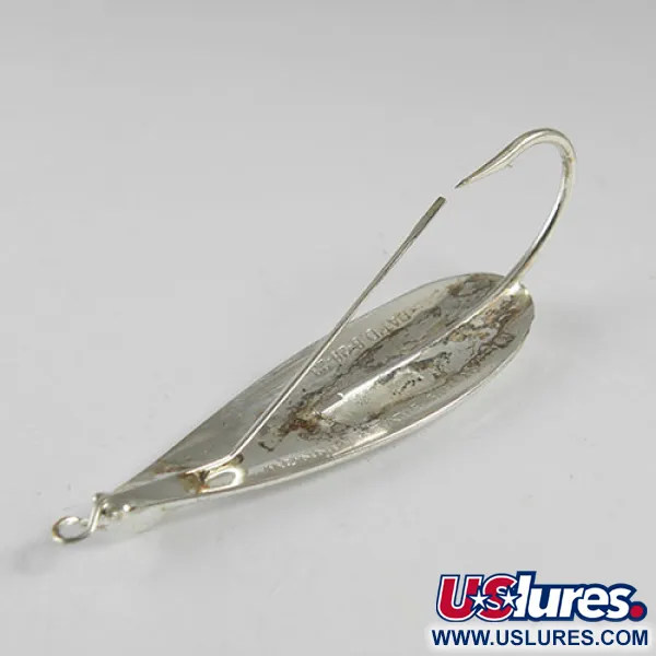 Vintage   Weedless Johnson Silver Minnow, 1/3oz Silver fishing spoon #0598