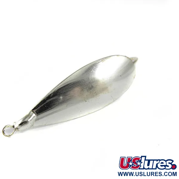 Vintage   Weedless Johnson Silver Minnow, 1/3oz Silver fishing spoon #0598