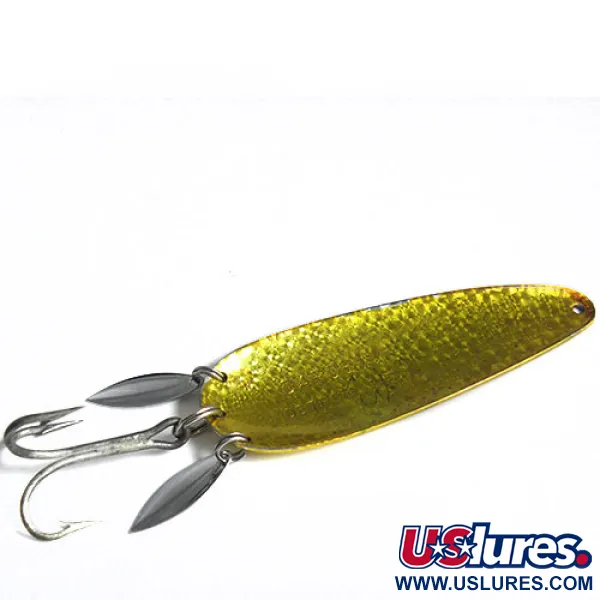 Vintage  Eppinger Dardevle Klicker, 1oz Crystal (Golden Scale)  fishing spoon #0607