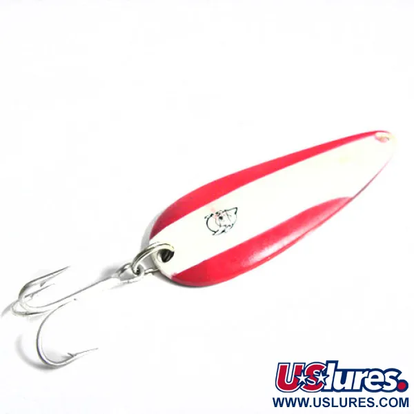 Vintage  Eppinger Dardevle Imp, 2/5oz Red / White fishing spoon #0608