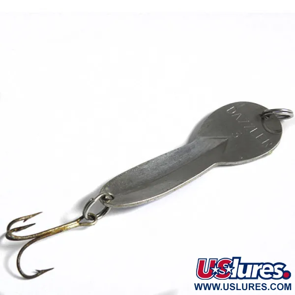Vintage  Acme Dazzler #3, 3/5oz Nickel / Blue fishing spoon #0609