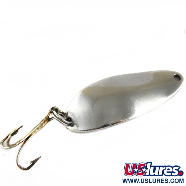 Vintage  Seneca Little Cleo (Hula Girl), 1/3oz Nickel fishing spoon #0652