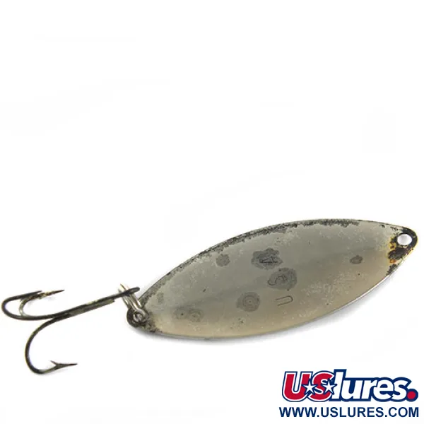 Vintage   Mepps Spoon 3, 2/5oz Nickel fishing spoon #0655