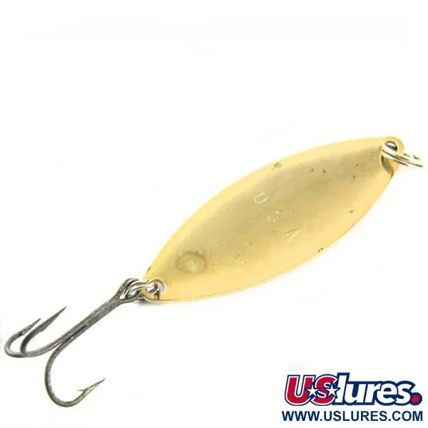 Vintage   Mepps Spoon 2, 1/3oz Gold / Red fishing spoon #0656