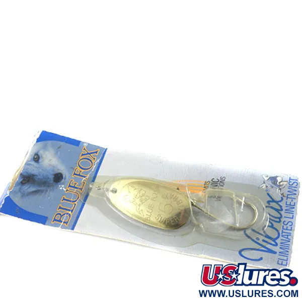   Blue Fox Super Vibrax 5, 1/2oz Gold spinning lure #0663