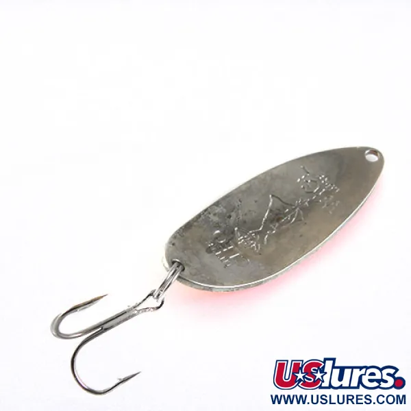 Vintage  Seneca Little Cleo (Hula Girl), 1/2oz Yellow / Orange fishing spoon #0685