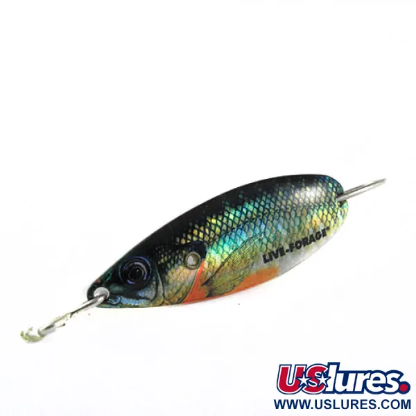 Vintage  Northland tackle Weedless Live Forage, 3/5oz Perch fishing spoon #0700