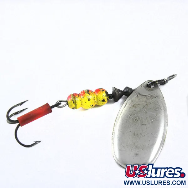 Vintage   Mepps Aglia 4, 1/3oz Silver spinning lure #0706