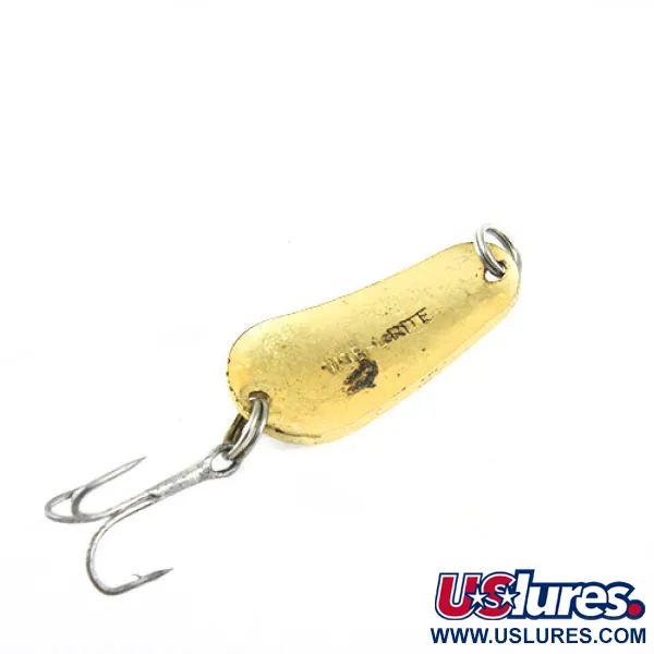 Vintage  Acme Wob-L-Rite, 1/4oz Brass fishing spoon #0720