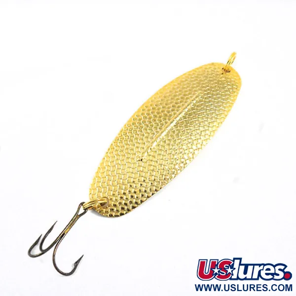 Vintage   Williams Wabler, 1oz Gold fishing spoon #0726