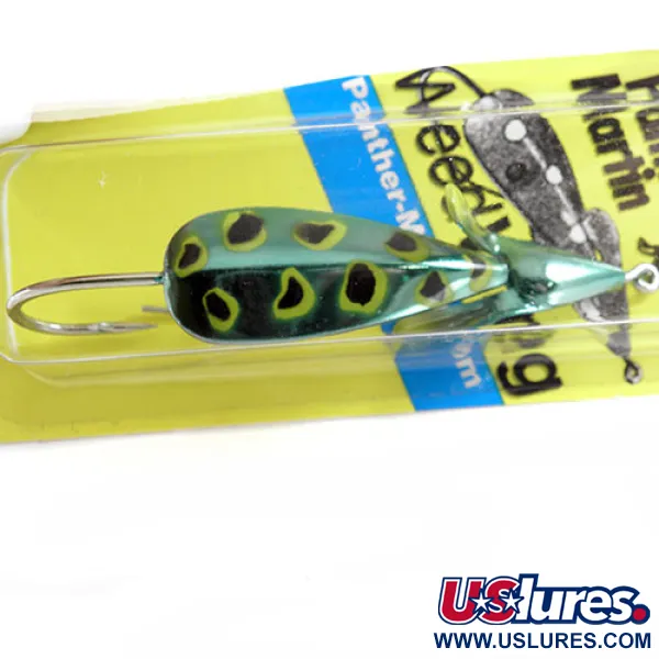   Weedless Panther Martin Weed Wing, 3/5oz Green fishing spoon #0733