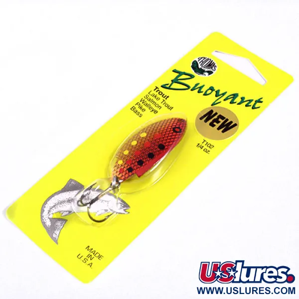   Thomas Buoyant, 1/4oz Rainbow Trout fishing spoon #0737