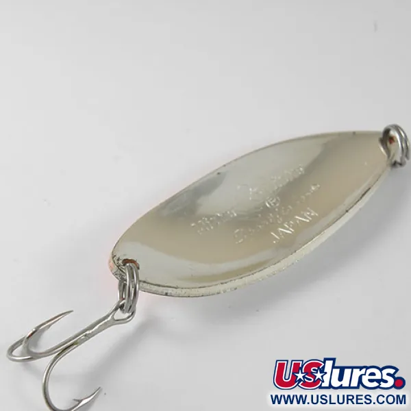 Vintage   Mister Twister Shelby Sportfisher, 3/4oz Nickel / Orange fishing spoon #0752