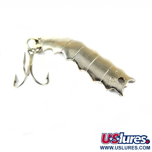 Vintage  Al's gold fish Goldfish Helgy, 1/8oz Nickel fishing spoon #0753