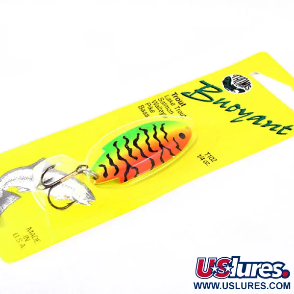   Thomas Buoyant, 1/4oz Fire Tiger fishing spoon #0760