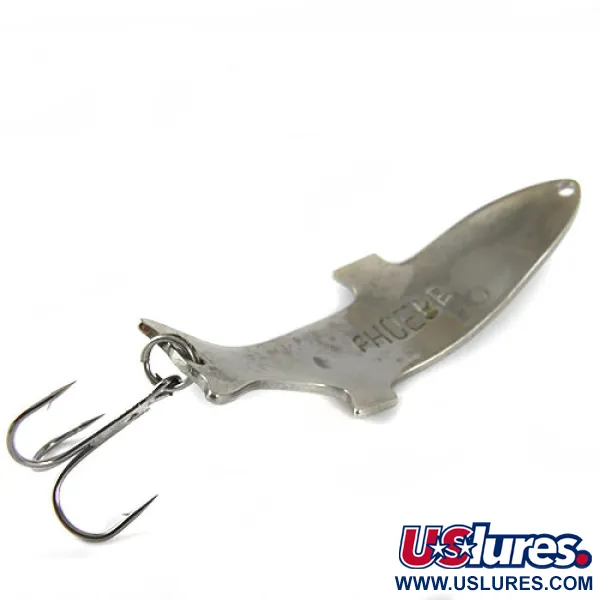 Vintage    Acme Phoebe, 1/2oz Nickel fishing spoon #0764