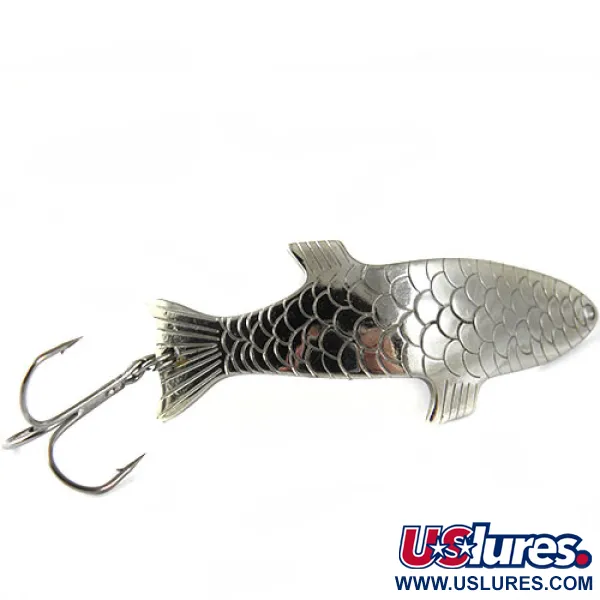 Vintage    Acme Phoebe, 1/2oz Nickel fishing spoon #0764