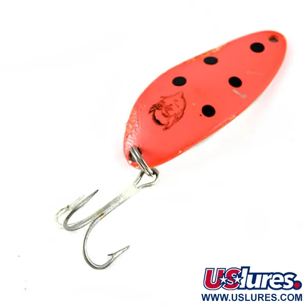 Vintage  Eppinger Dardevle Devle Dog 5300, 1/3oz Orange / Black fishing spoon #0769