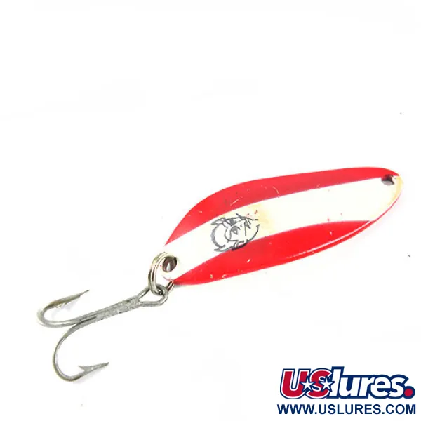 Vintage  Eppinger Dardevle Devle Dog 5300, 1/3oz Red / White fishing spoon #0774